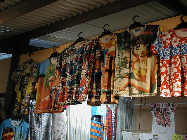 Ｔシャツを売る店