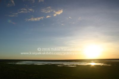 ウビアーロックの夕景