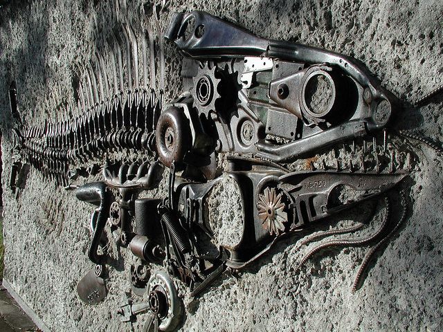 魚の化石の作品
