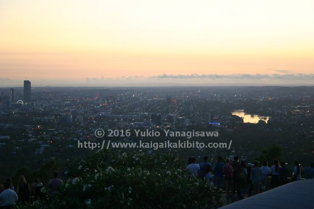 マウントクーササミットルックアウトの日の出