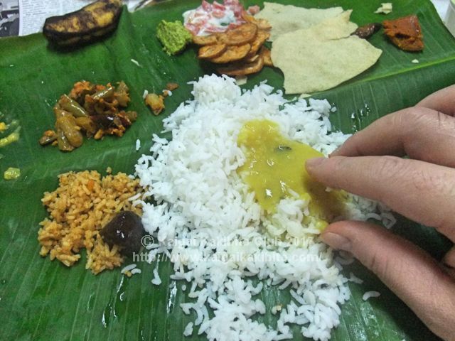 インド南部のカレー