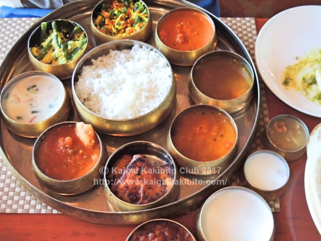 インド南部のカレー