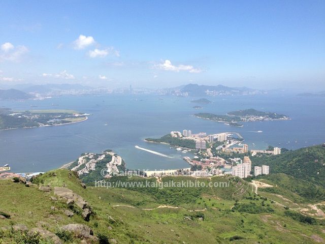 香港の山からの景色
