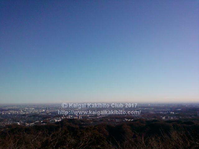 高尾山1号路かすみ台展望台