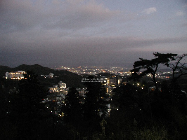 有馬温泉神社からの風景