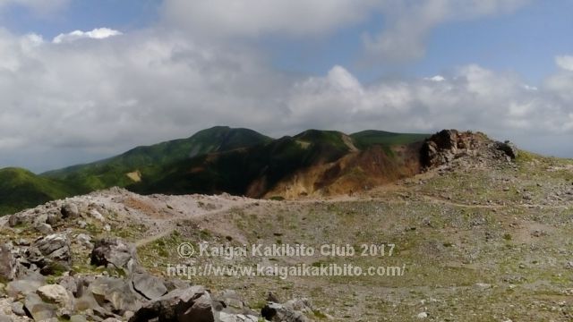 那須茶臼岳のお鉢