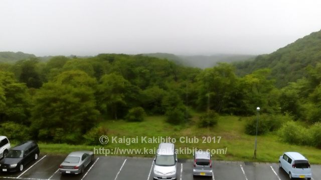 那須高雄おおるり山荘での雨