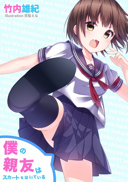 『僕の親友はスカートをはいている』表紙
