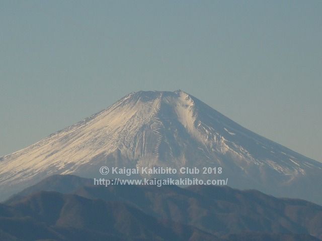 陣馬山山頂からの富士山