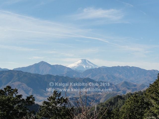 紅葉谷からの富士山