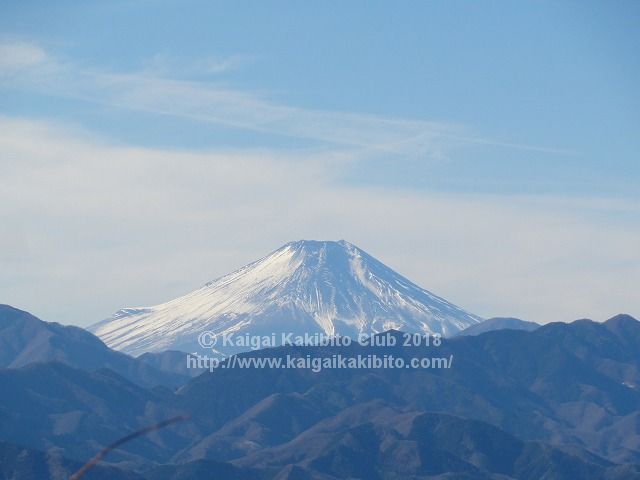 一丁平から見る富士山