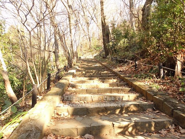 高尾山への階段