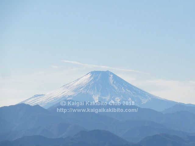 景信山から見た富士山