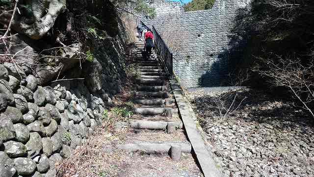 高水山登山道