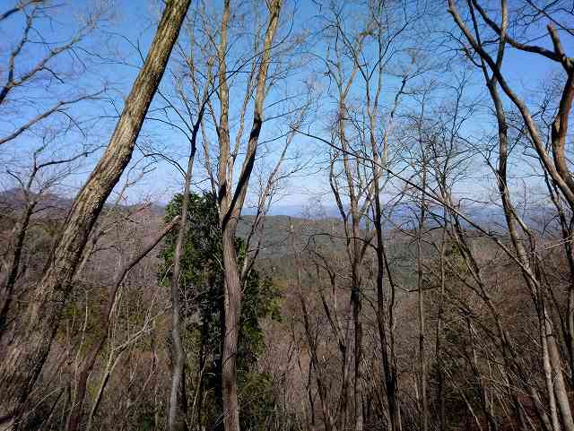 岩茸石山への登山道