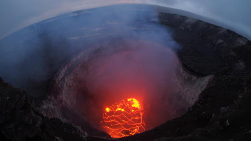 キラウエア火山火口