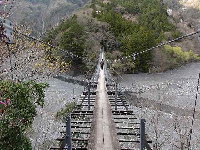 寸又峡の猿並橋