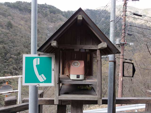 寸又峡「夢の吊り橋」の先。寸又峡プロムナードコース
