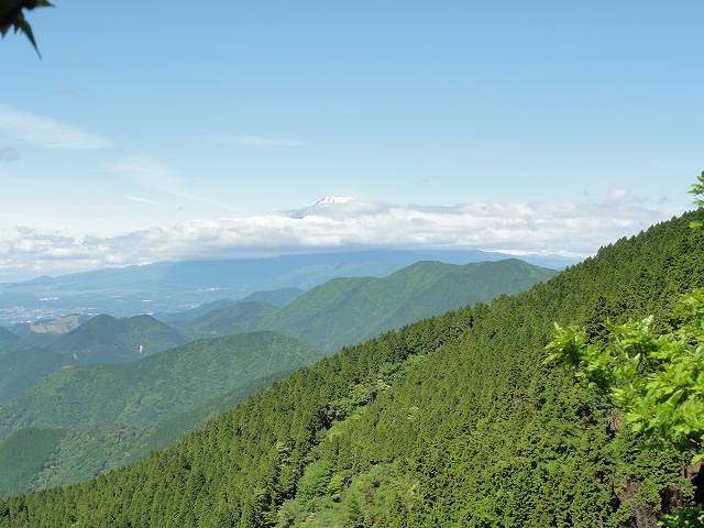丹沢表尾根縦走ルートから眺める富士山