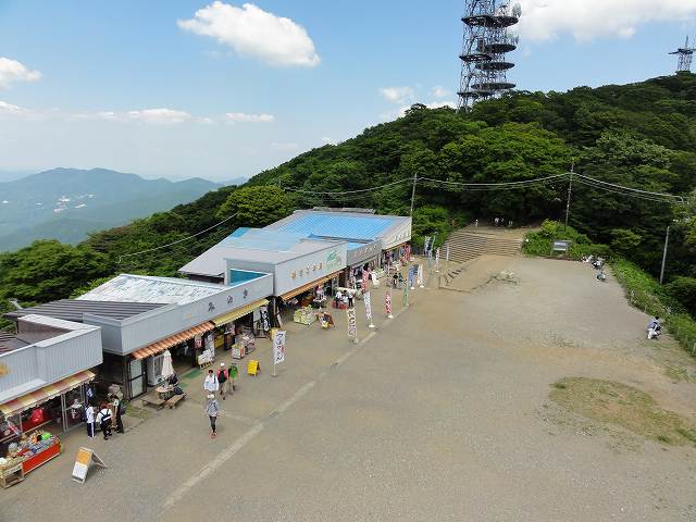 筑波山御幸ヶ原コマ展望台からの眺望