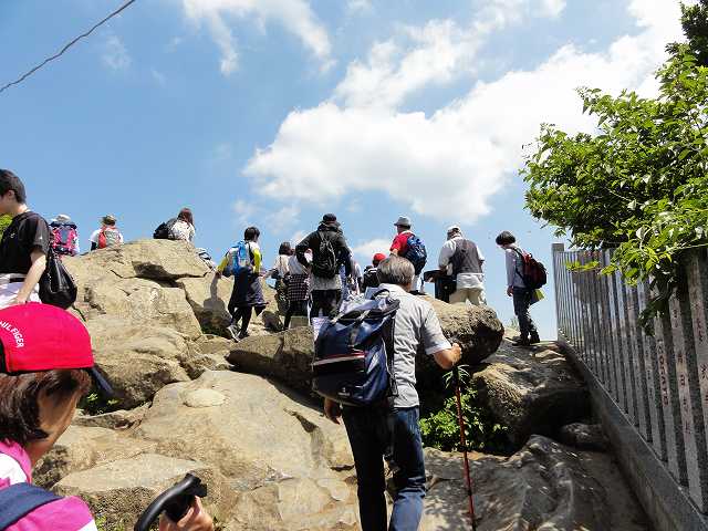 筑波山女体山山頂