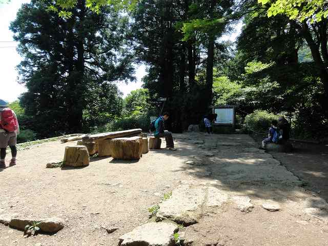 筑波山白雲橋コース弁慶茶屋跡