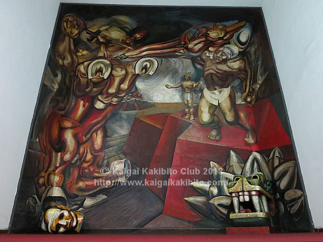 メキシコ壁画運動の旗手、シケイロスの作品