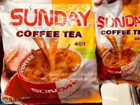 ミャンマーの紅茶入りインスタントコーヒー