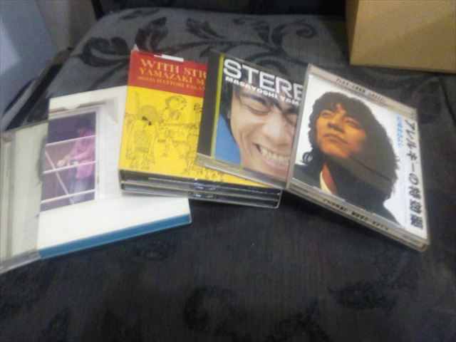 日本から大切に持ってきた山崎まさよしさんのＣＤ