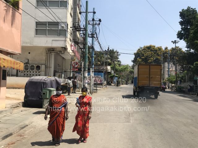 インドの路上