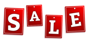 SALEの文字