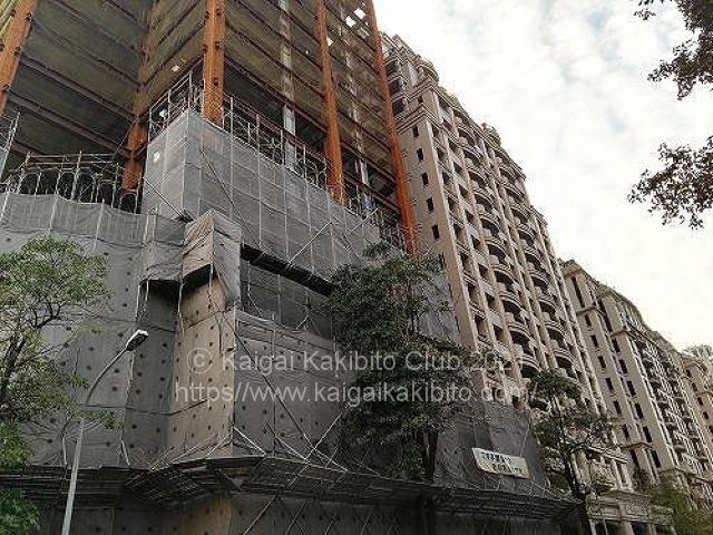台湾のマンションの外観