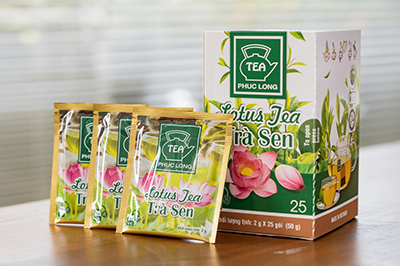 ベトナムの蓮茶