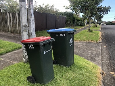 ニュージーランドのゴミ箱