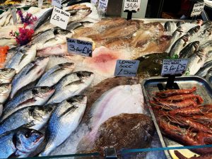 ウェールズの海産物