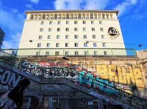 ドナウ運河周辺の景色
