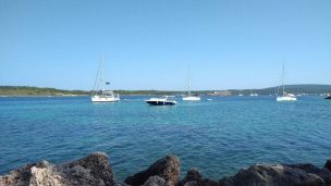 バルセロナの海