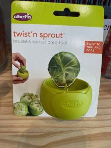 芽キャベツの芯とり器